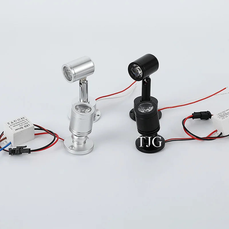 mini spot encastré led pour exposition de bijoux avec pilote 4000 K