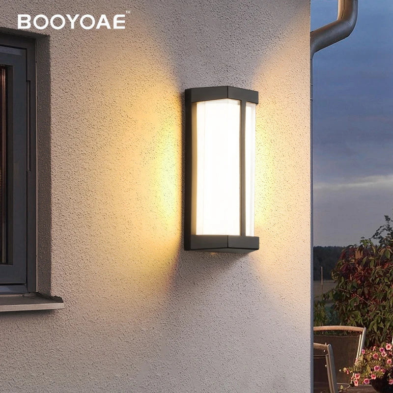 Applique murale extérieure LED entrée balcon numéro de maison jardin porche IP65 moderne 110V 220V terrasse étanche éclairage mural