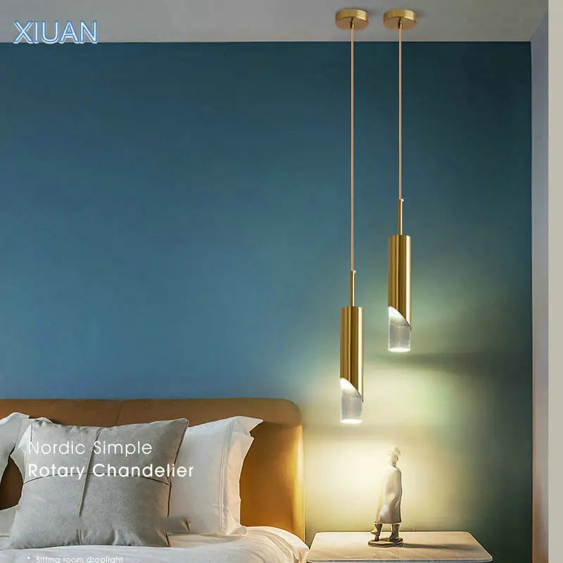 suspension led post-moderne pour table de salon