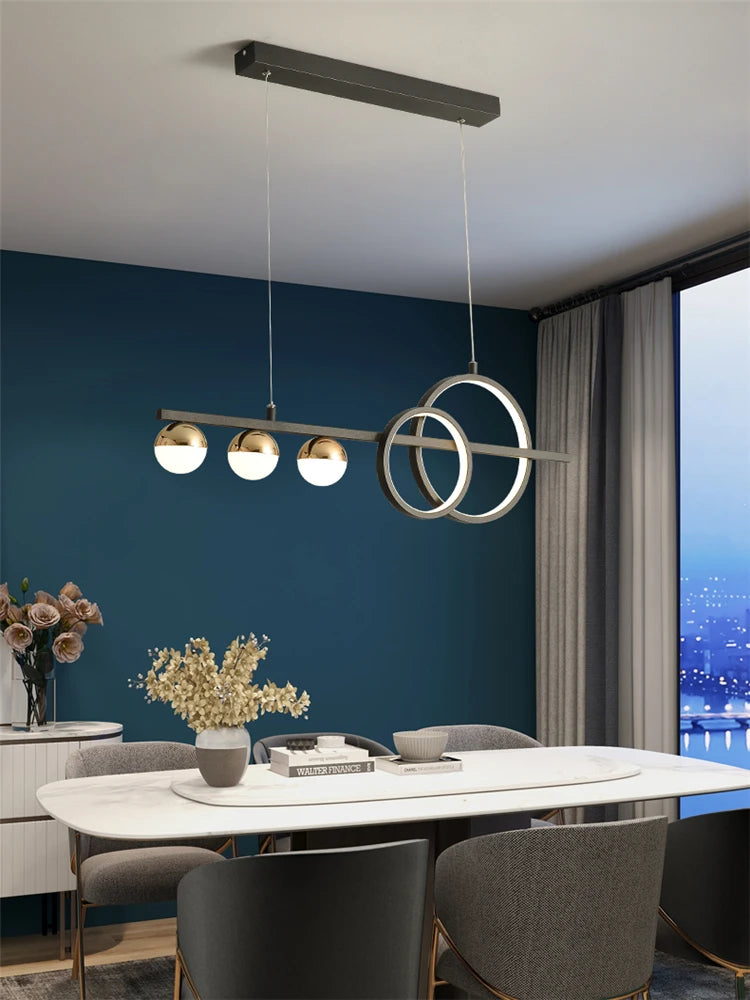 lustre de luxe nordique lumière led moderne créatif