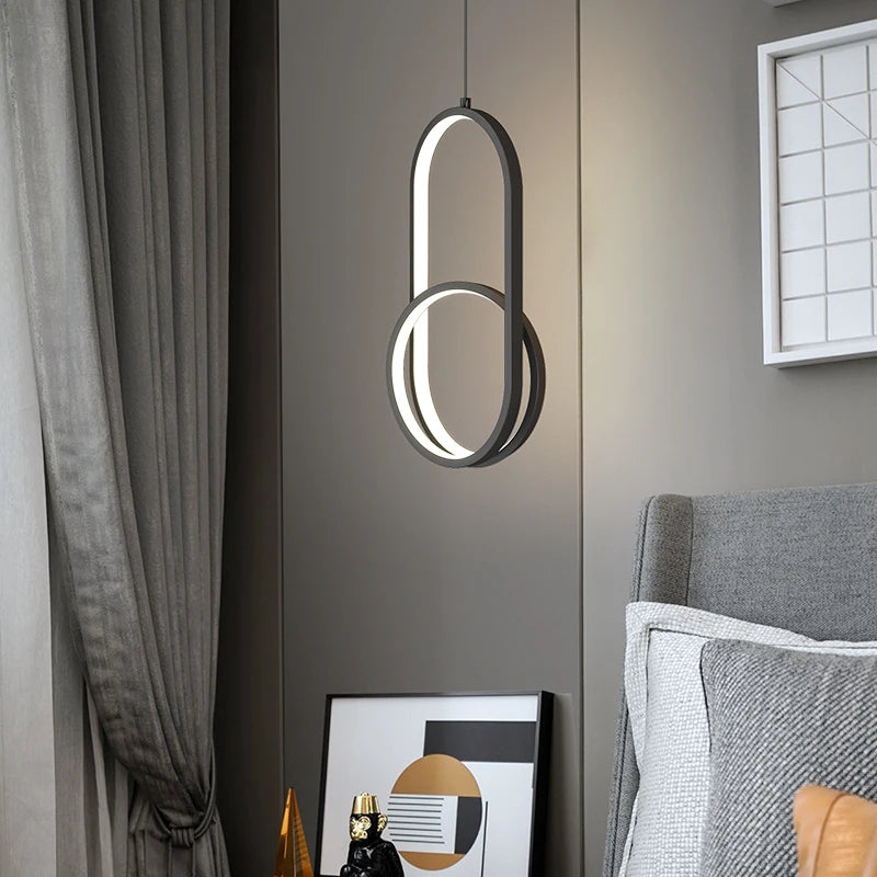lampe de chevet suspendue style moderne minimaliste nordique