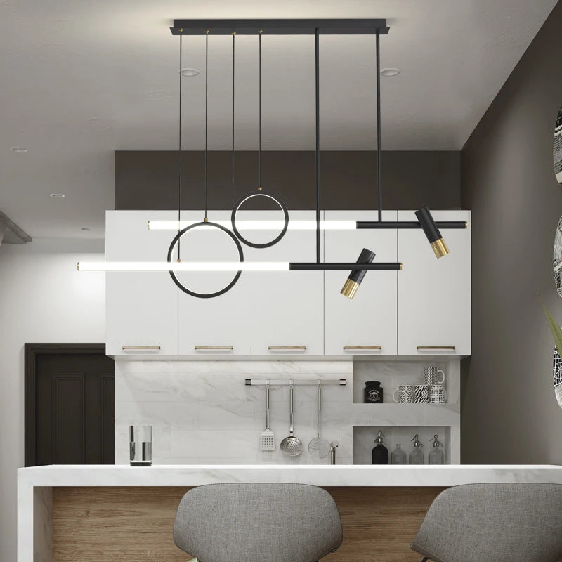 lustre moderne nordique simple pour restaurant et bar