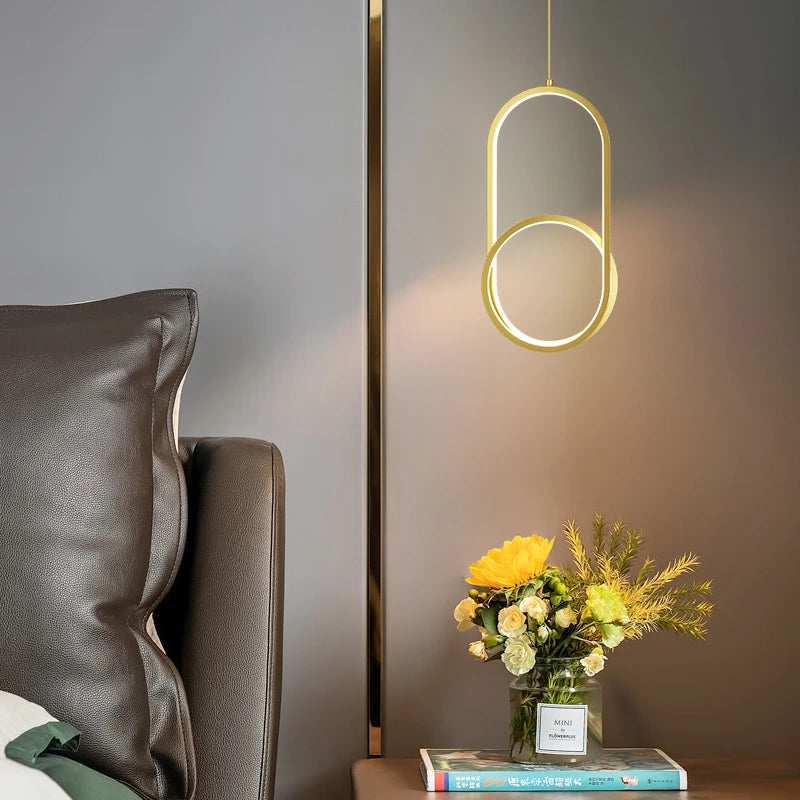 lampe de chevet suspendue style moderne minimaliste nordique