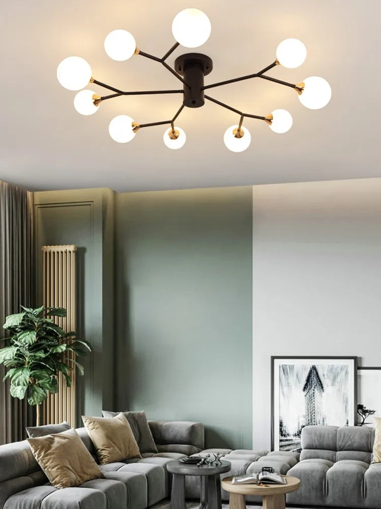 plafonniers modernes simples décoration nordique luminaire créatif