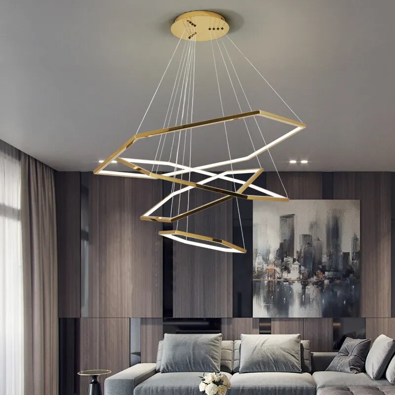 Suspension hexagonale à plusieurs niveaux