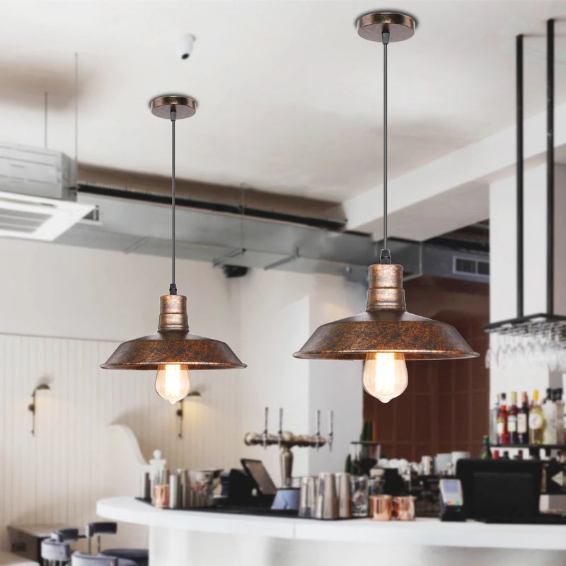 suspension vintage industrielle lustre loft rétro nordique