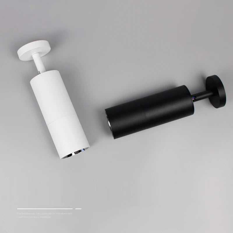 spot led sur rail en aluminium pour magasin