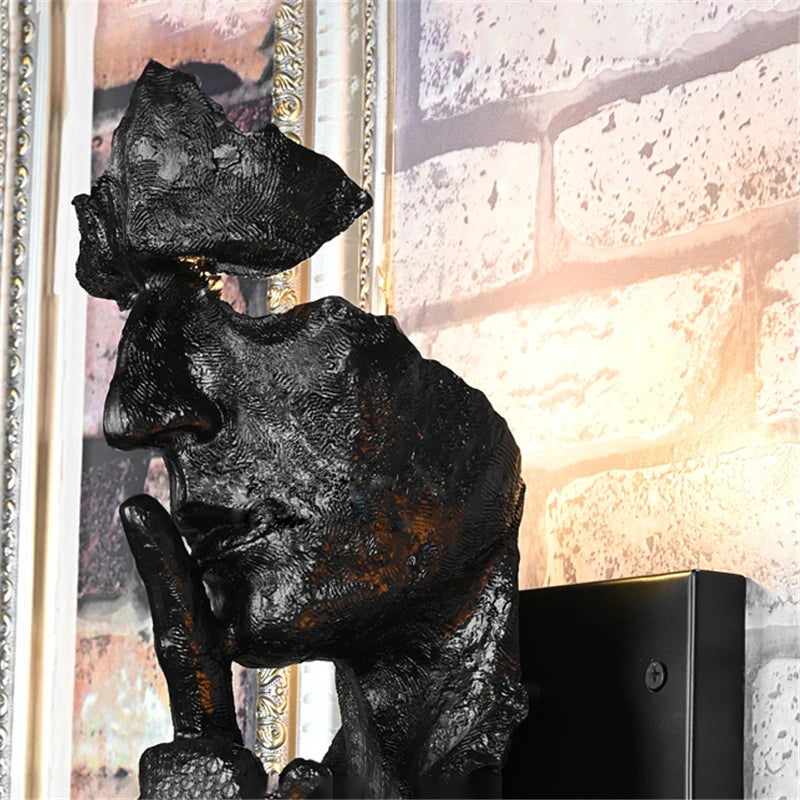 applique murale rétro led pour décoration intérieure bar allée