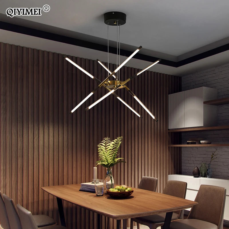 lustre led moderne pour décoration intérieure et éclairage