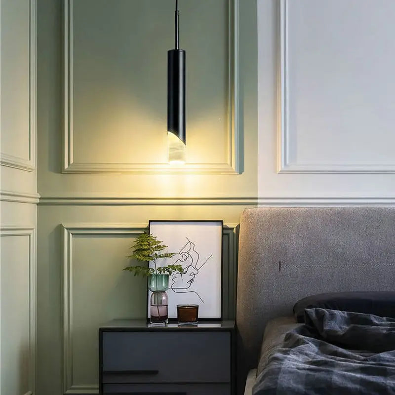 suspension led post-moderne pour table de salon