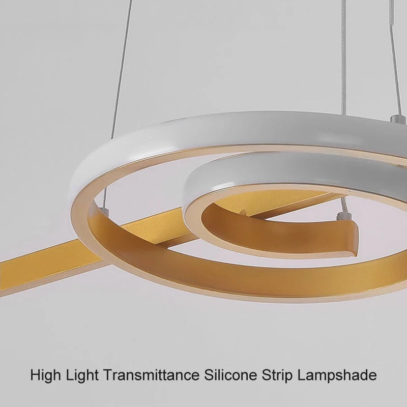 lustre nordique moderne led pour décoration intérieure