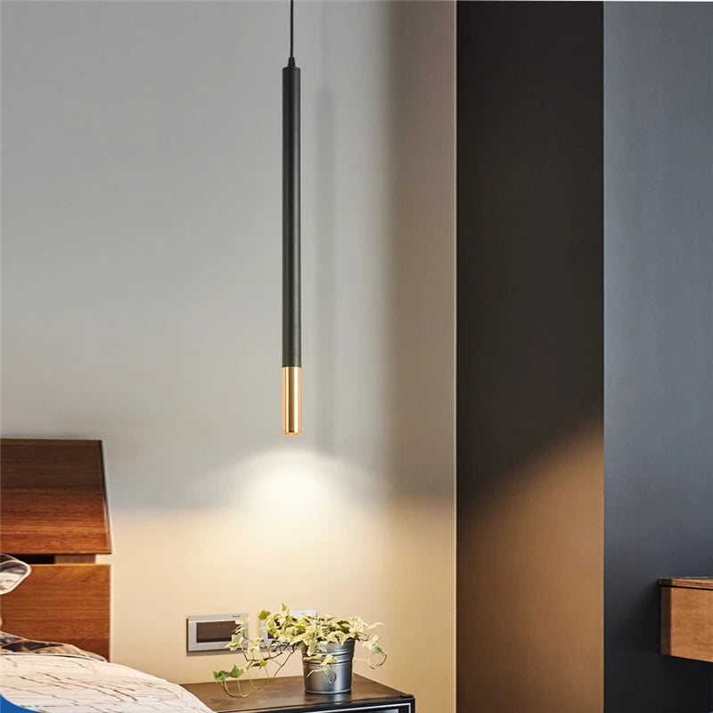 lampe de chevet suspendue led lustre unique décoration intérieure