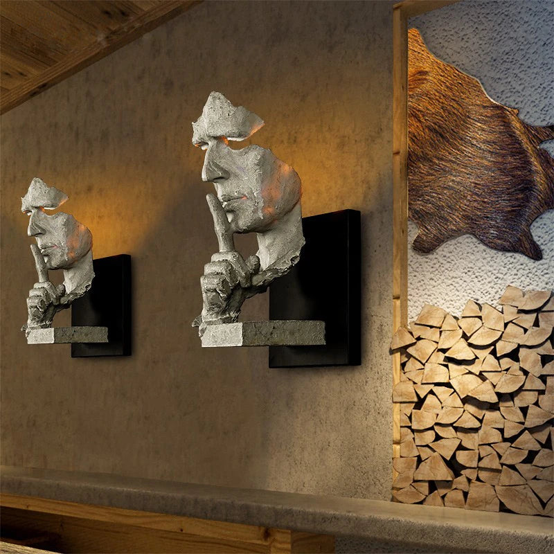 applique murale rétro led pour décoration intérieure bar allée