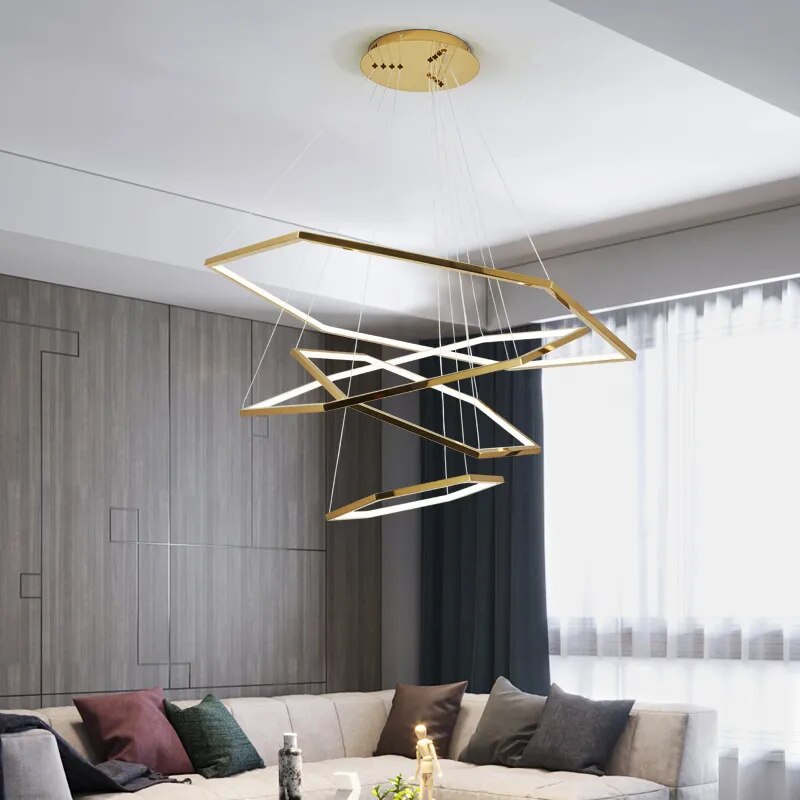 Suspension hexagonale à plusieurs niveaux