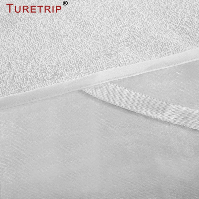 drap de lit imperméable avec protection antidérapante et anti-acariens