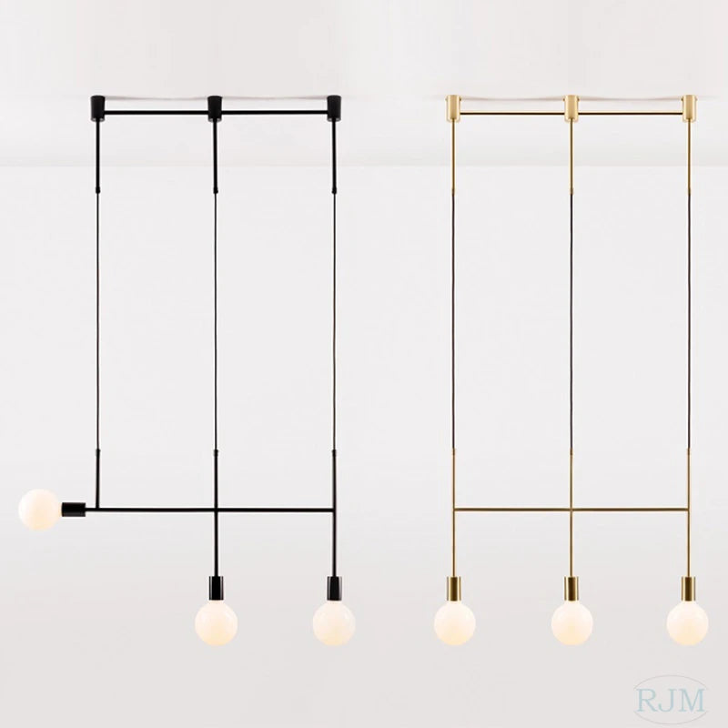 lustre nordique or moderne pour décoration noël luminaires maison