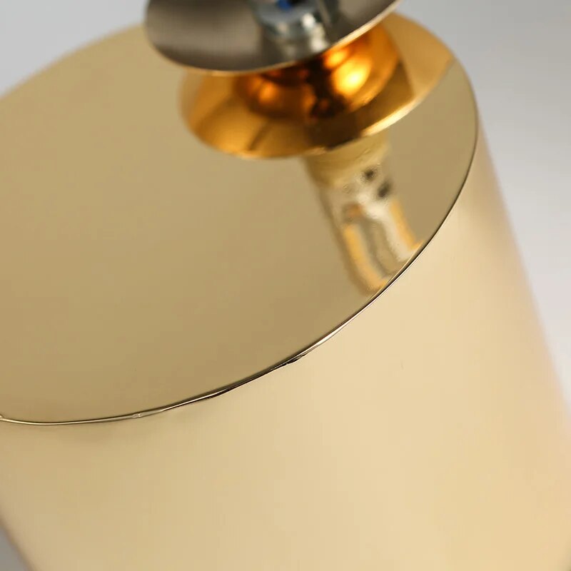 Lampe de bureau LED rétro en cuivre pour étude et travail