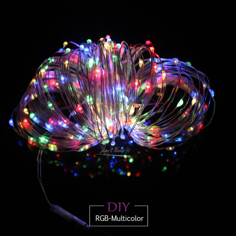 guirlande lumineuse led étanche pour décorations de fête et mariage