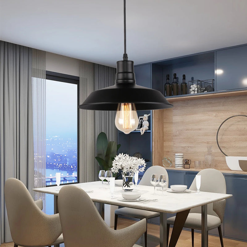 suspension vintage industrielle lustre loft rétro nordique