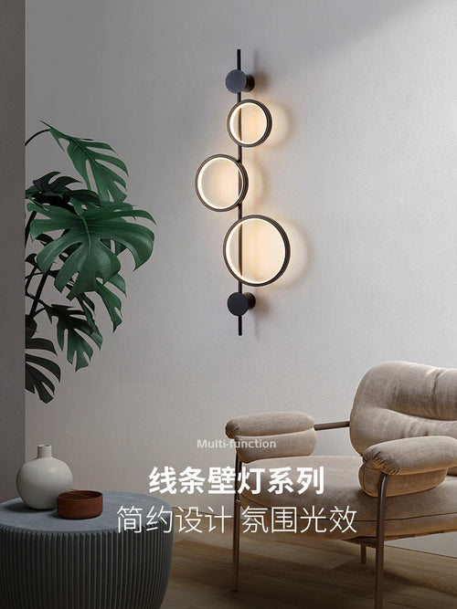 applique murale de luxe moderne minimaliste décorative et fonctionnelle