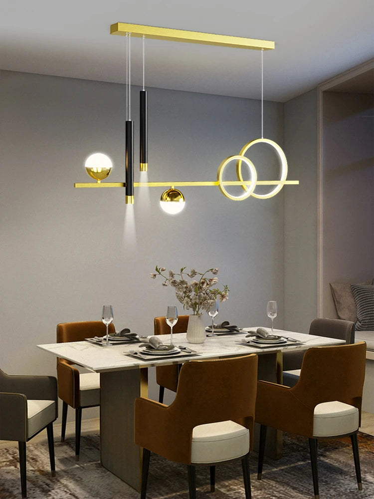 lustre de luxe nordique lumière led moderne créatif