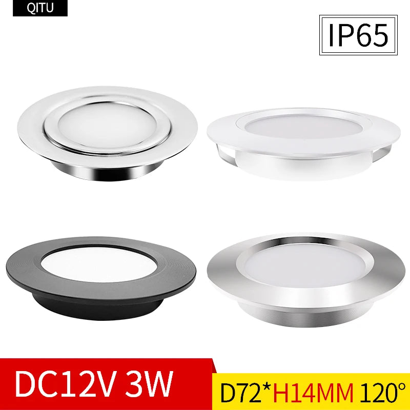 spot led étanche ultra mince pour éclairage intégré intérieur extérieur