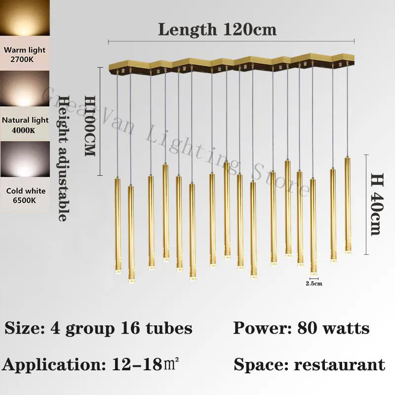 lustre led post-moderne décoration de luxe lampes nordiques géométriques