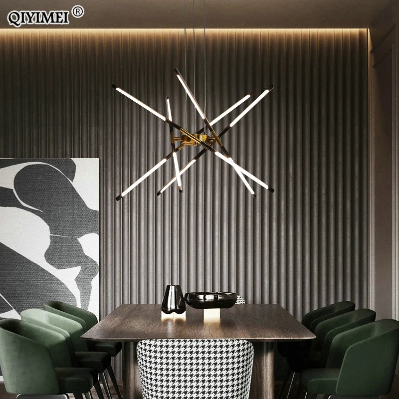 lustre led moderne pour décoration intérieure et éclairage