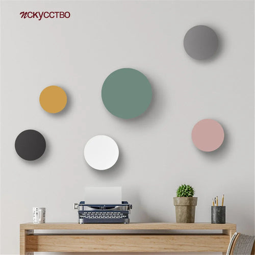 applique murale led multicolore design nordique pour décoration intérieure