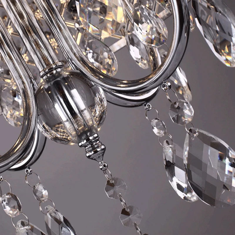 suspension en cristal ajourée idéale pour restaurant