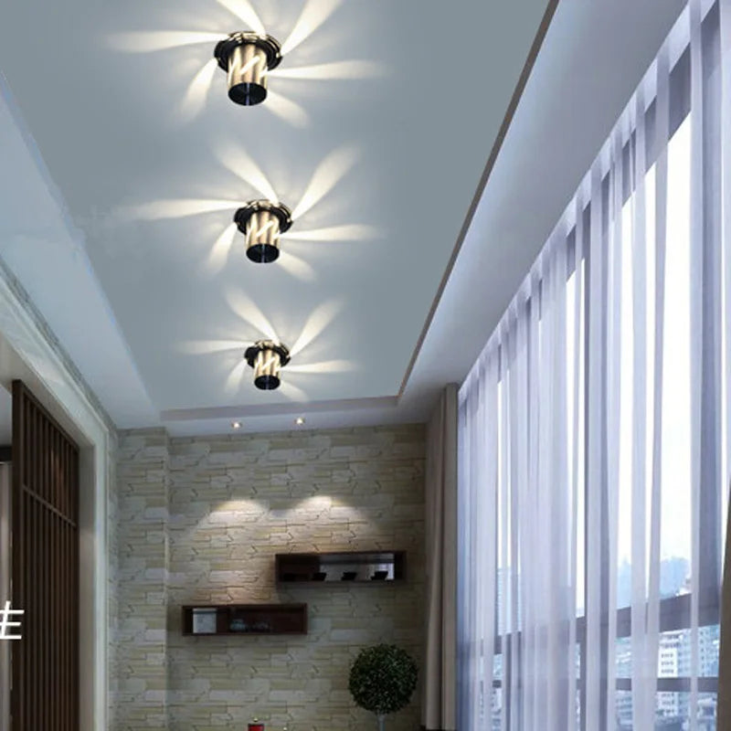 Allée moderne encastré plafonnier 3W couloir entrée balcon LED salon lumières KTV barre canal porche décor éclairage