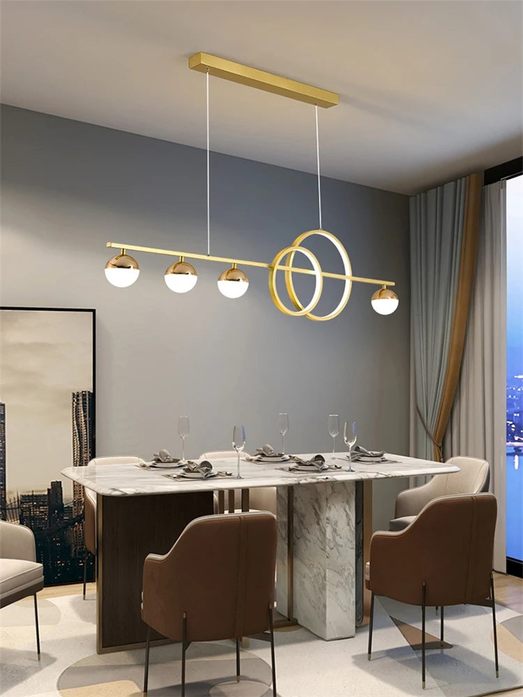 lustre de luxe nordique lumière led moderne créatif
