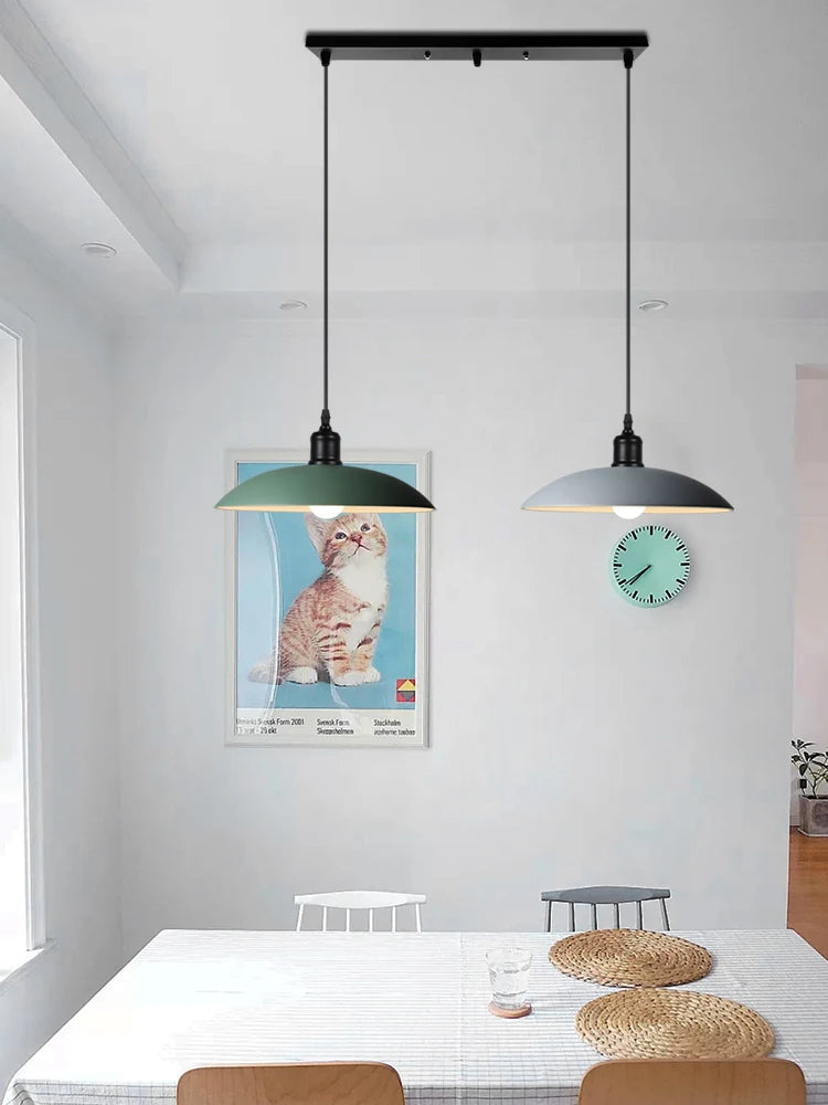 Suspension Vintage en fer forgé