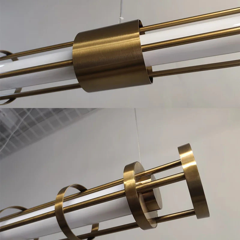 Lustre design led moderne créative style loft rétro