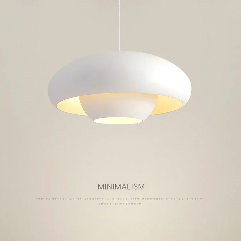 Suspension led nordique simple champignon suspendus
