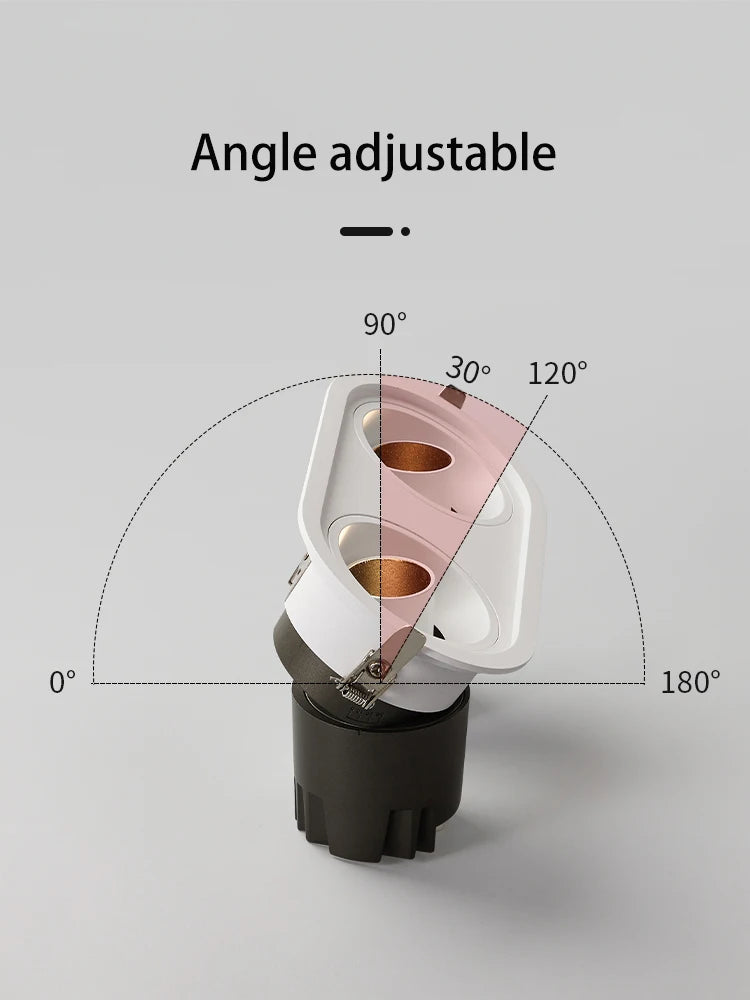 projecteurs led smart downlight encastré gradation spot lumière murale