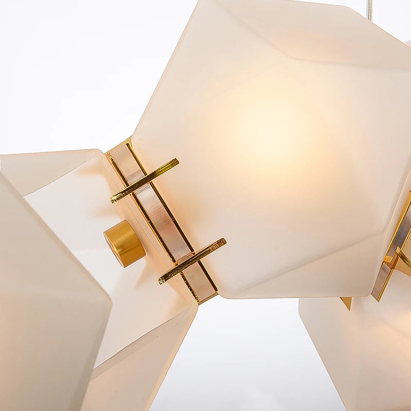 2024 Modern LED Chandelier Nordic Home Decoration Club Front Desk Hanging Light Office Restaurant Ceiling Chandelier