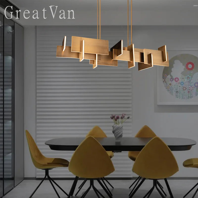 lustre post-moderne de style pour restaurant luxueux