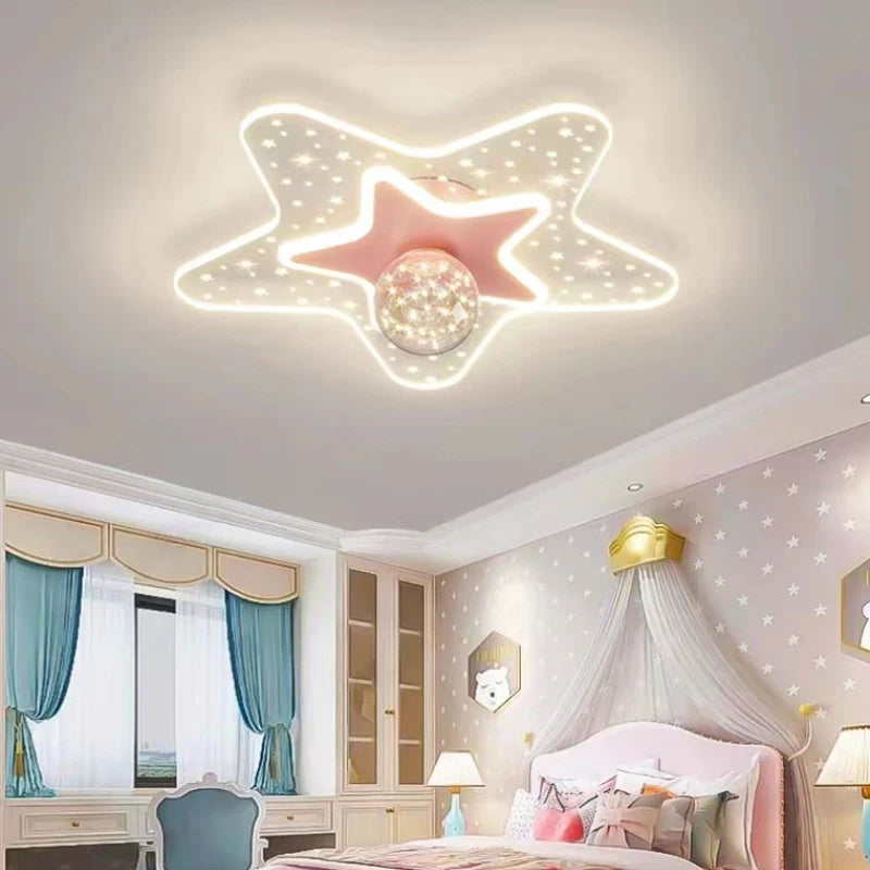 plafonnier ciel étoilé moderne pour chambre d'enfant