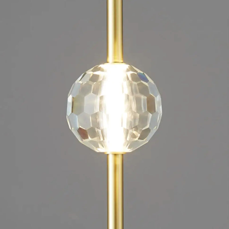 lustre led minimaliste nordique en cuivre hauteur réglable