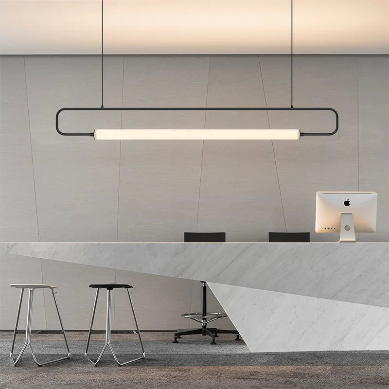 suspension nordique simple moderne en fer pour restaurant de luxe