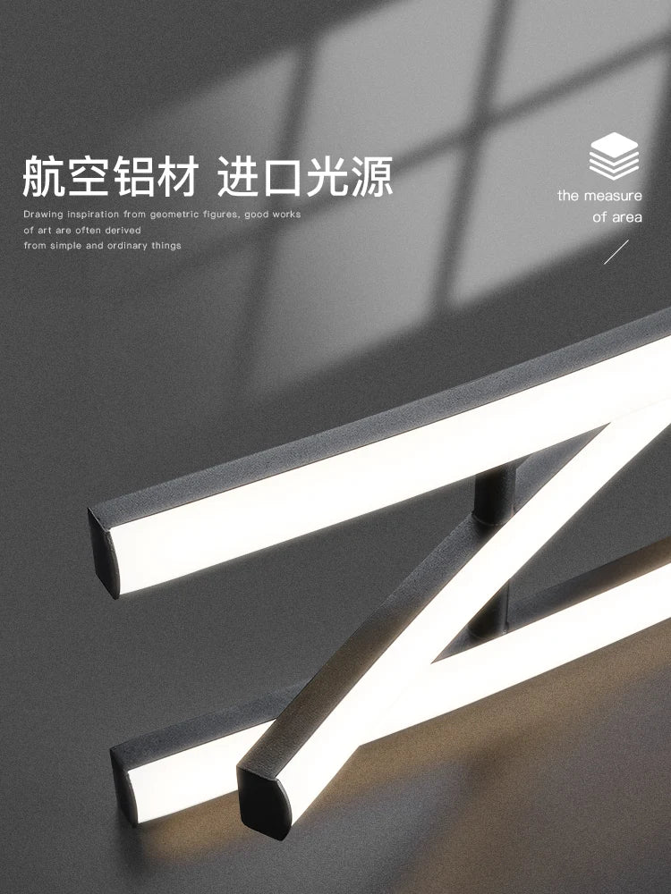 lustre minimaliste nordique de luxe pour intérieur moderne