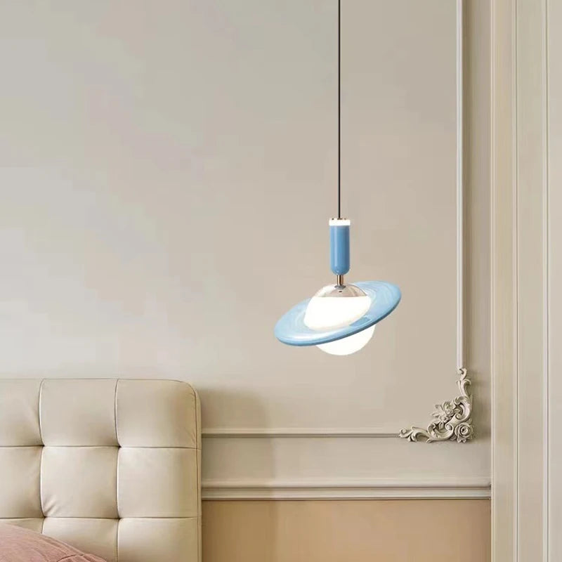 lustre saturno design led ajustable en hauteur