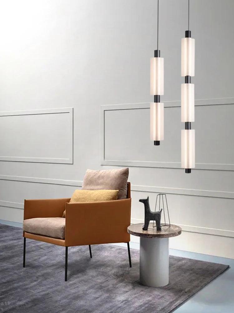 suspension en acrylique design pour éclairage moderne et élégant