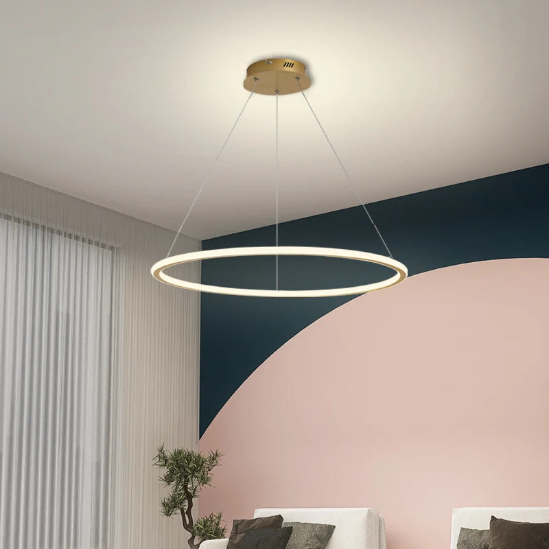 suspension LED design nordique minimaliste tête unique