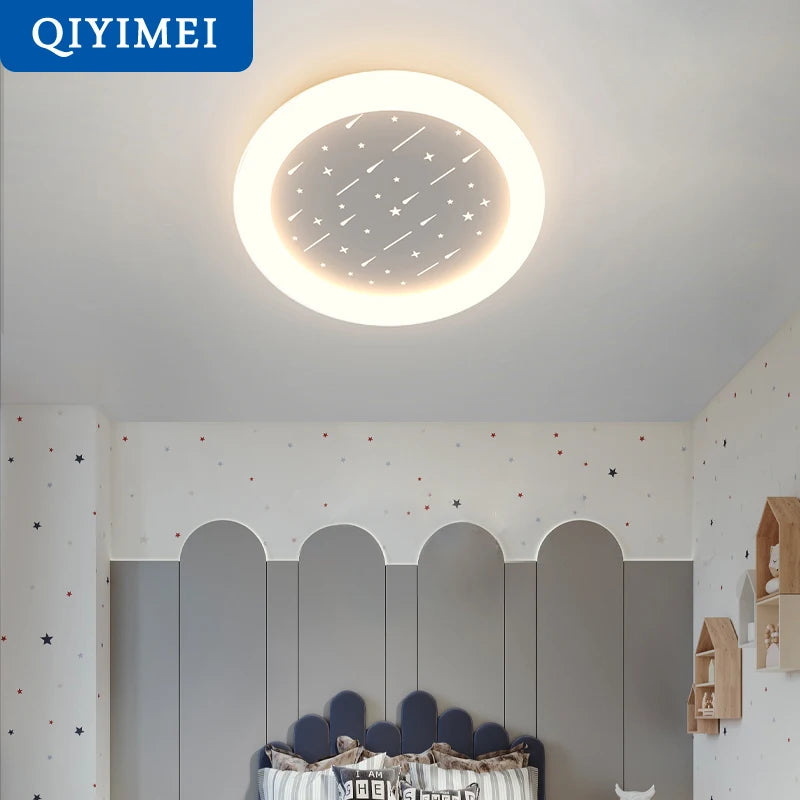lustre led moderne pour enfants effet pluie de météores 2022