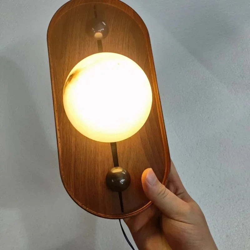 applique murale moderne en marbre de luxe pour intérieur lumineux