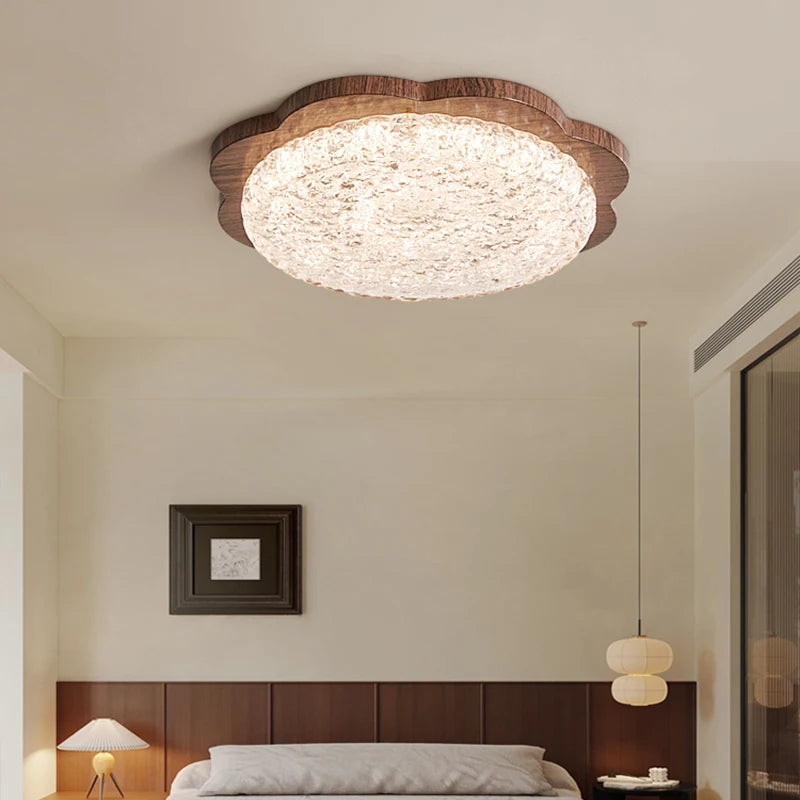 plafonnier rétro à spectre complet pour un éclairage doux