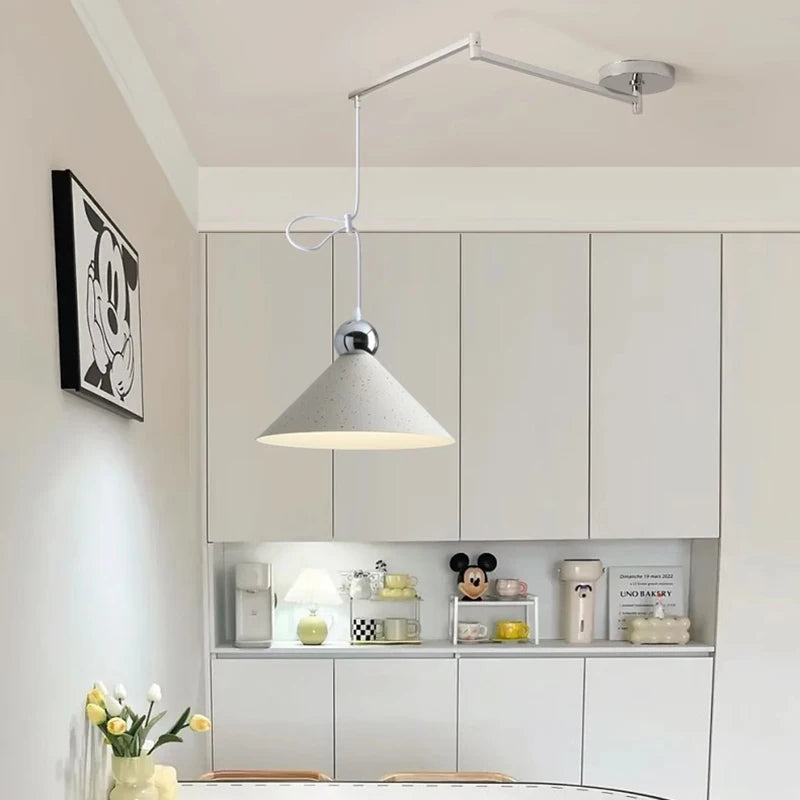 lustre led avec bras réglable pour bar et restaurant