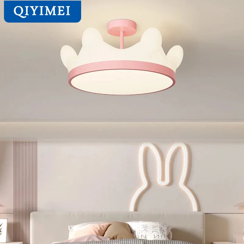 lustre qiyimei pour chambre de filles éclairage intérieur décoratif